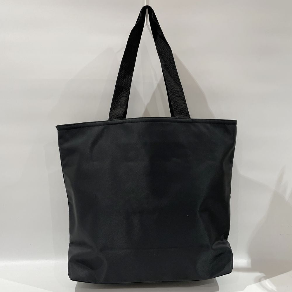 Gianni Versace Medusa Embroidery Big Shoulder Vintage Tote Bag Nylon Unisex [Used B] 20240309