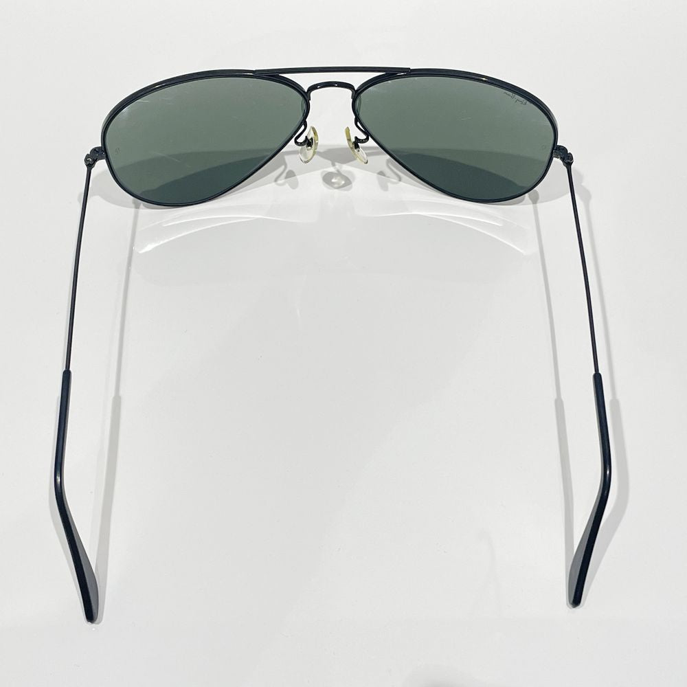 中古AB/使用感小】Ray-Ban レイバン ヴィンテージ サングラス アビエーター B&L USA ティアドロップ G-15 アイウェア  ユニセックス サングラス ブラック20457954