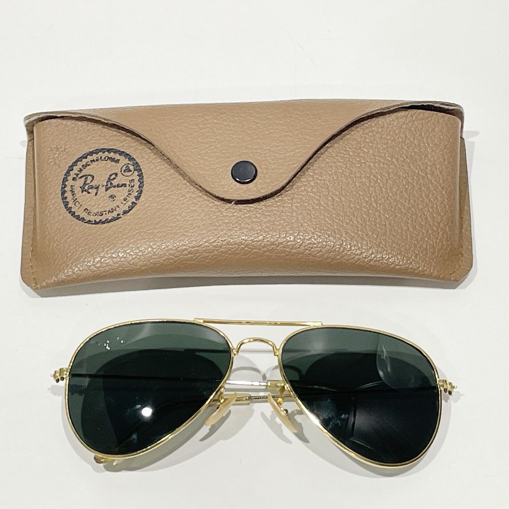 中古B/標準】Ray-Ban レイバン ヴィンテージ ティアドロップ ヴィンテージ R-B SPACE US-14K ユニセックス サングラス  ゴールド20457964