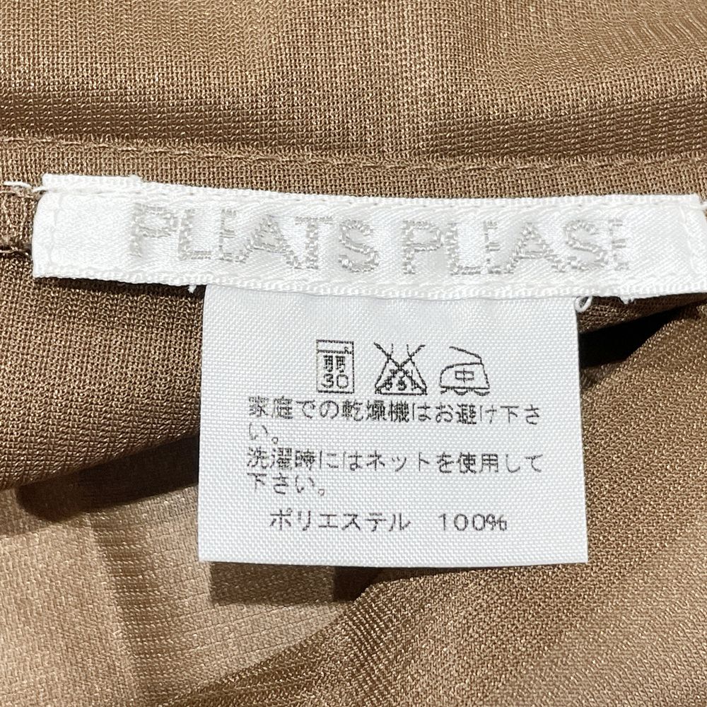 PLEATS PLEASE(プリーツプリーズ) イッセイミヤケ プリーツ加工 総柄 透け感 メッシュ ペチコート付き サイズ3 PP61-JG676 スカート ポリエステル レディース【中古AB】20240414