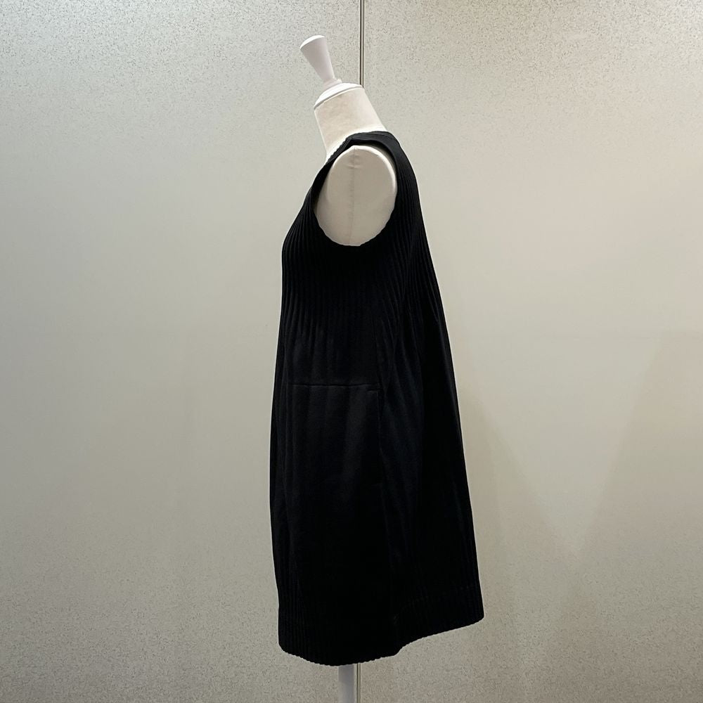 PLEATS PLEASE Issey Miyake Pleated Sleeveless Side Pocket Elastic Size 3 PP43-JT554 Dress Polyester Women's [Used B] 20240324