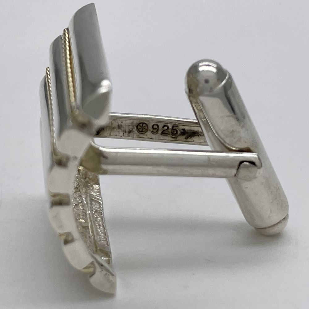 TIFFANY&amp;Co. (Tiffany) Twisted Rope Combination Square Cufflinks Silver 925/K18 Yellow Gold [Used AB] 20240320