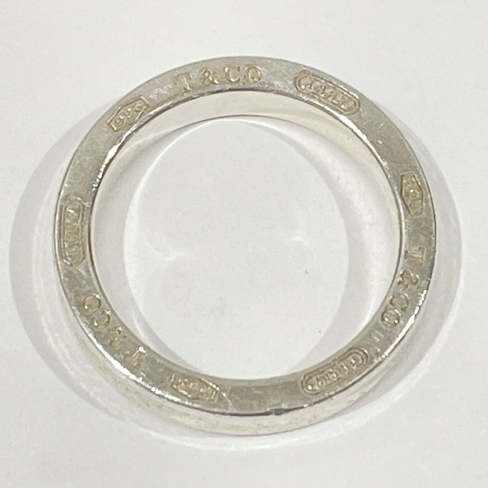 TIFFANY&Co.(ティファニー) 1837 サークル ナロー ペンダントトップ 6.5号 リング・指輪 シルバー925 レディース【中古B】20240326