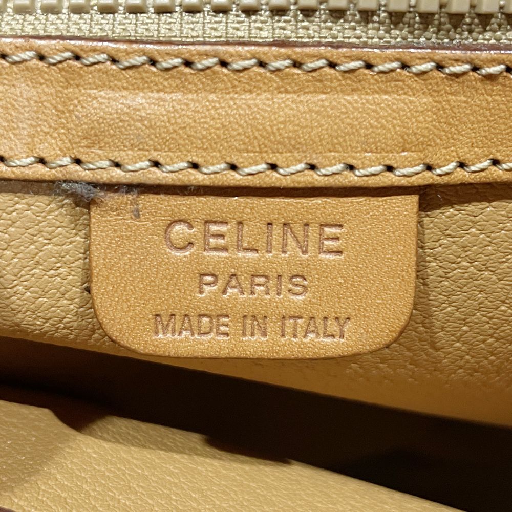 CELINE Macadam Triomphe Vintage Handbag with Logo Charm PVC/Leather Women's [Used B] 20240316