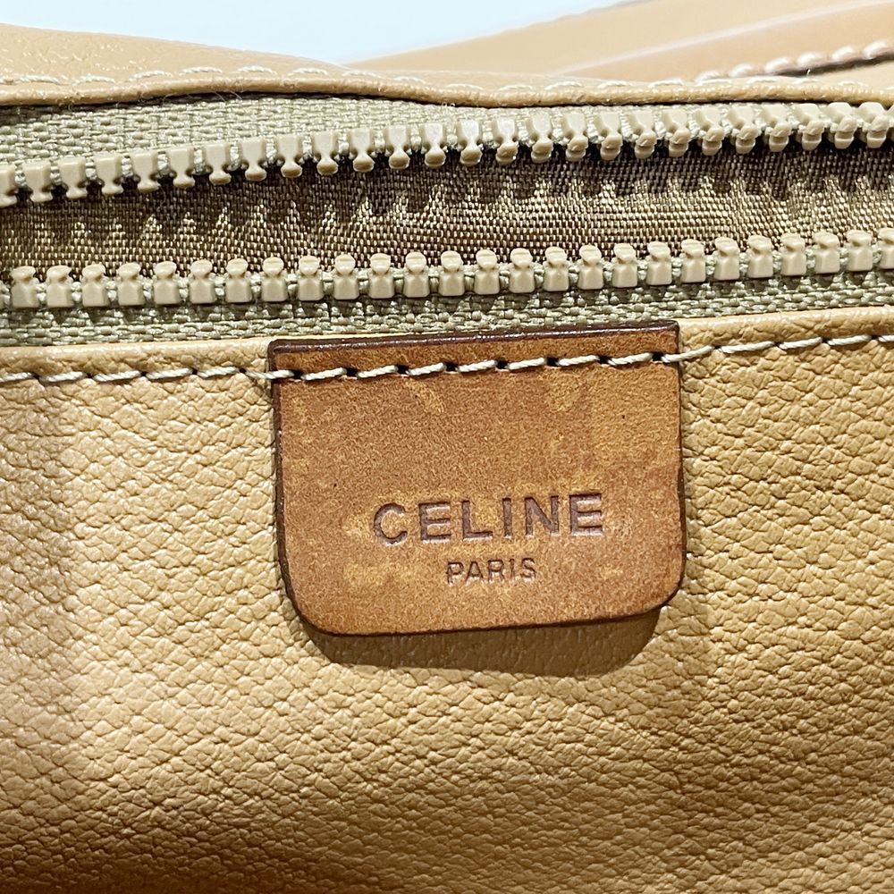 CELINE(セリーヌ) マカダム ヴィンテージ 斜め掛け ショルダーバッグ PVC/レザー レディース【中古B】20240316