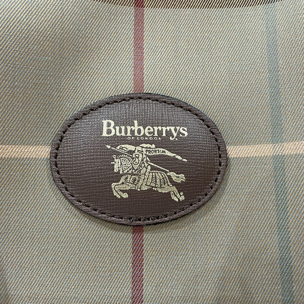 Burberrys Check Travel Bag Boston Bag Canvas/Leather Women's [Used B] 20240309