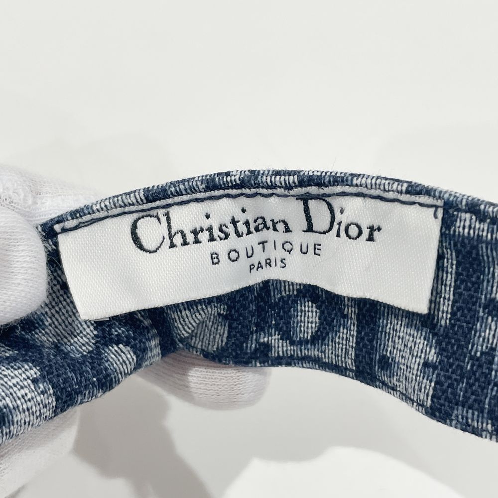 Christian Dior(クリスチャンディオール) トロッター ヴィンテージ ゴム サンバイザー キャンバス/プラスチック 【中古B】20240312