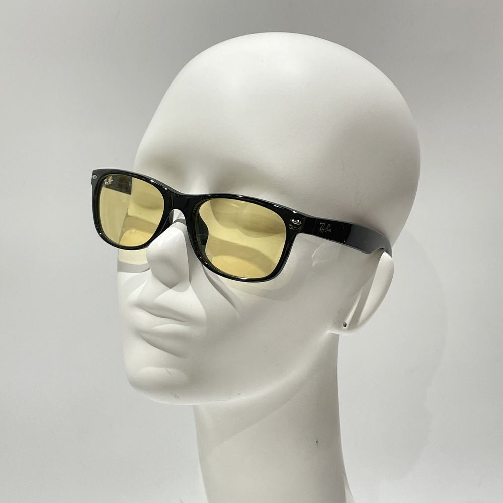 Ray-Ban Yellow Lens New Way Farrar Full Fit Black RB2132-F 601/R6 Sunglasses Acetate/Unisex [Used AB]