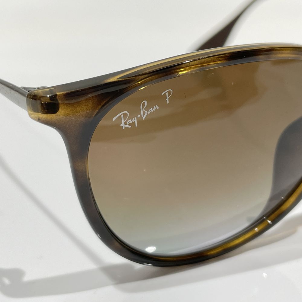 Ray-Ban RB4171-F ERIKA Demi Pattern Wellington Polarized Polarized Lens Sunglasses Metal/Acetate Unisex [Used AB] 20240314