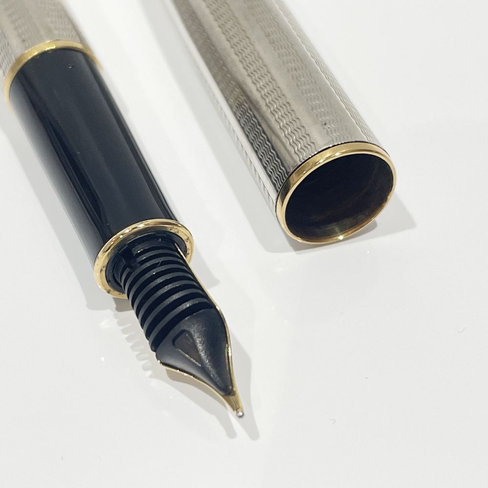 PARKER(パーカー) ソネット 両用式 ペン先750 字幅M 万年筆 メタル ユニセックス【中古AB】20240412