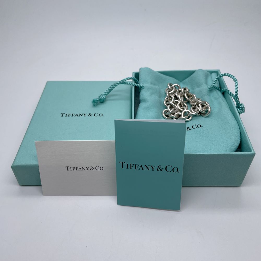 中古B/標準】TIFFANY&Co. ティファニー ドーナツ リンク チェーン シルバー925 レディース ブレスレット シルバー20458272