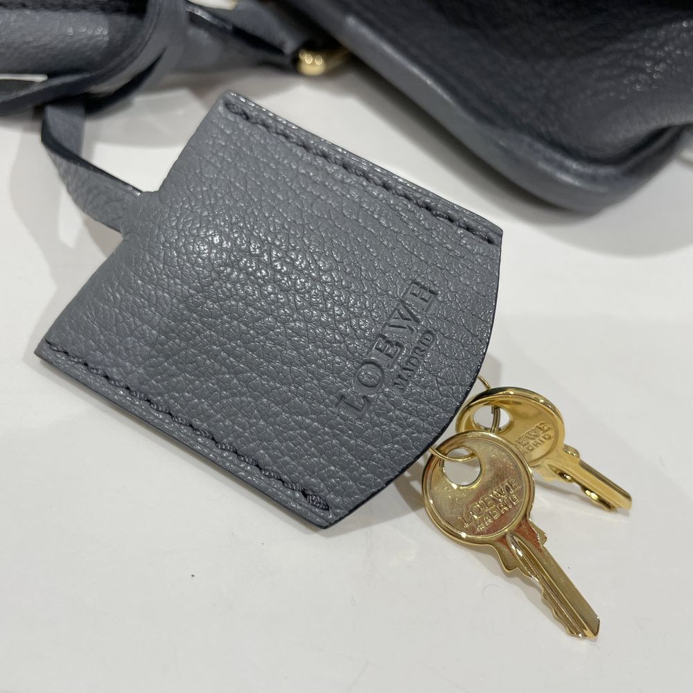 LOEWE Amazona 28 Anagram Handbag Leather Women's [Used AB] 20240309