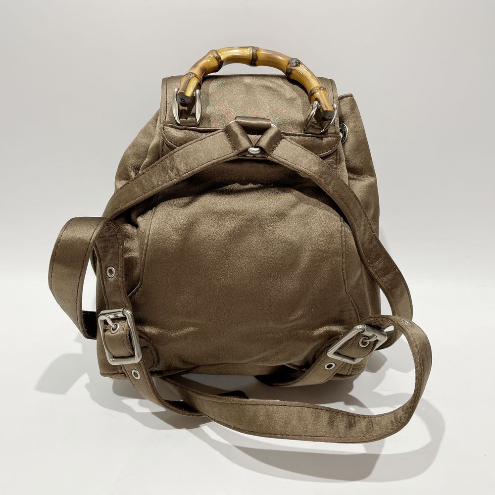 GUCCI [Rare] Bamboo Mini Vintage 005 781 0819 Backpack/Daypack Satin Ladies [Used AB] 20240309