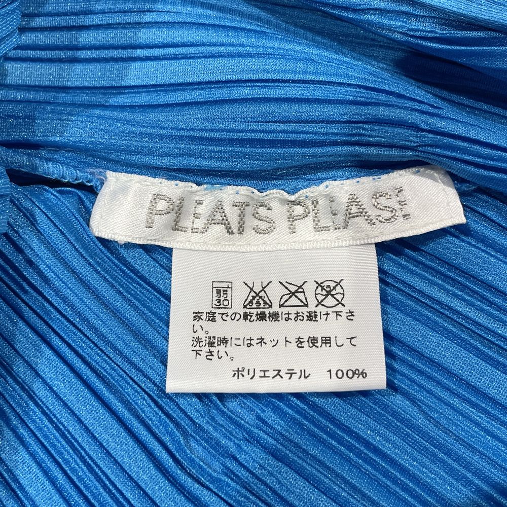 PLEATS PLEASE Issey Miyake Half Sleeve Shirt PP21-JJ188 Blouse Polyester Women's [Used B] 20240326