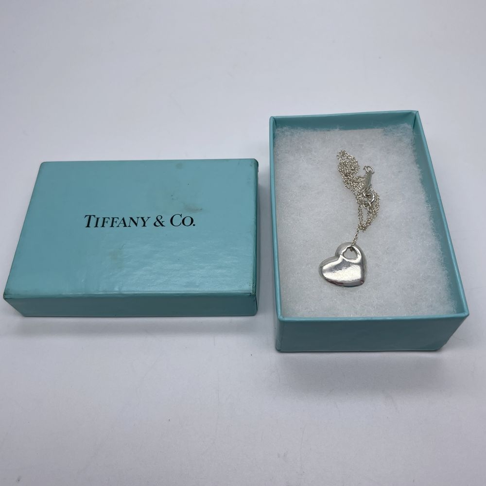 TIFFANY&amp;Co. 2 Heart Necklace Silver 925 Women's [Used B] 20240320