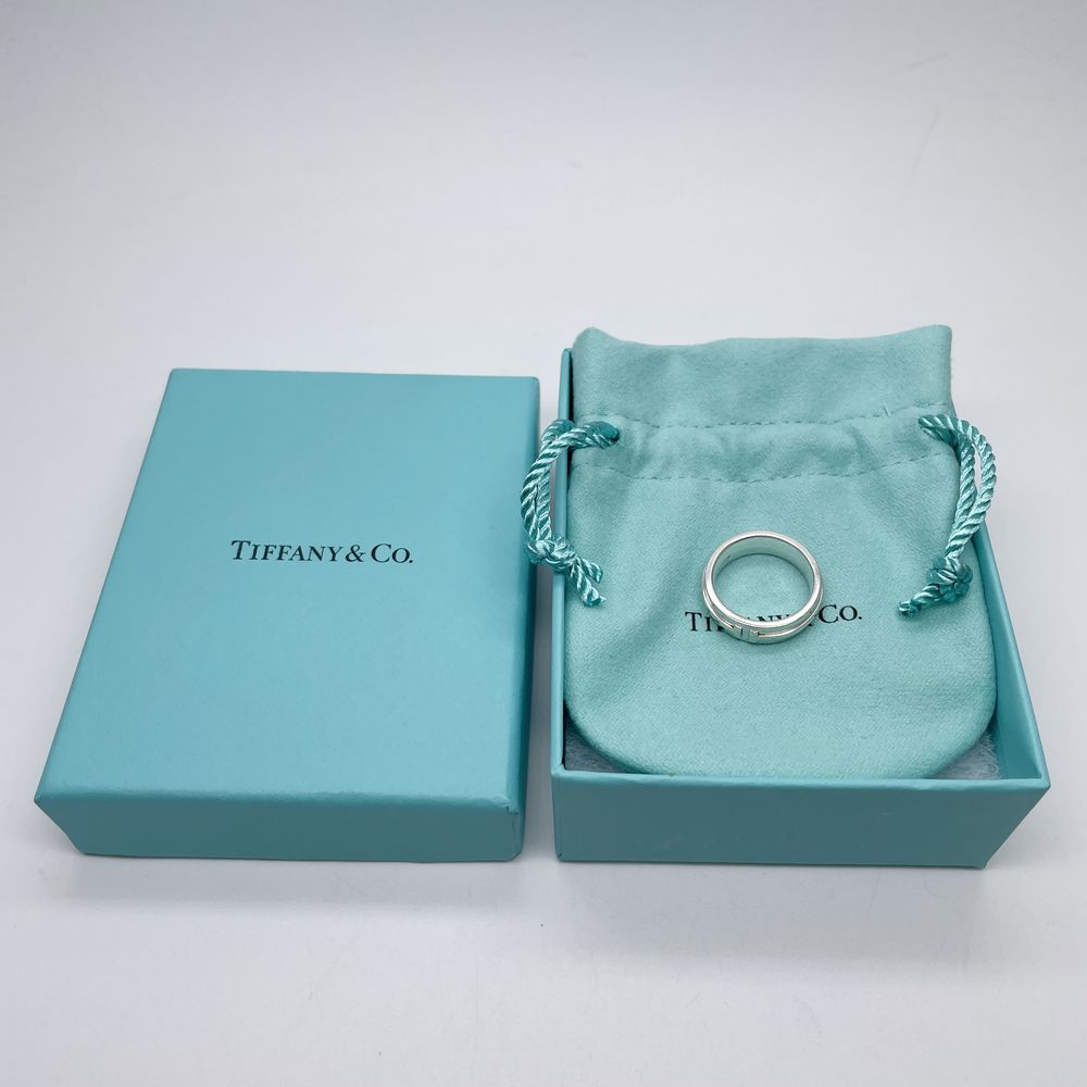 TIFFANY&amp;Co. T TWO Narrow No. 10 Ring Silver 925 Women's [Used B] 20240320