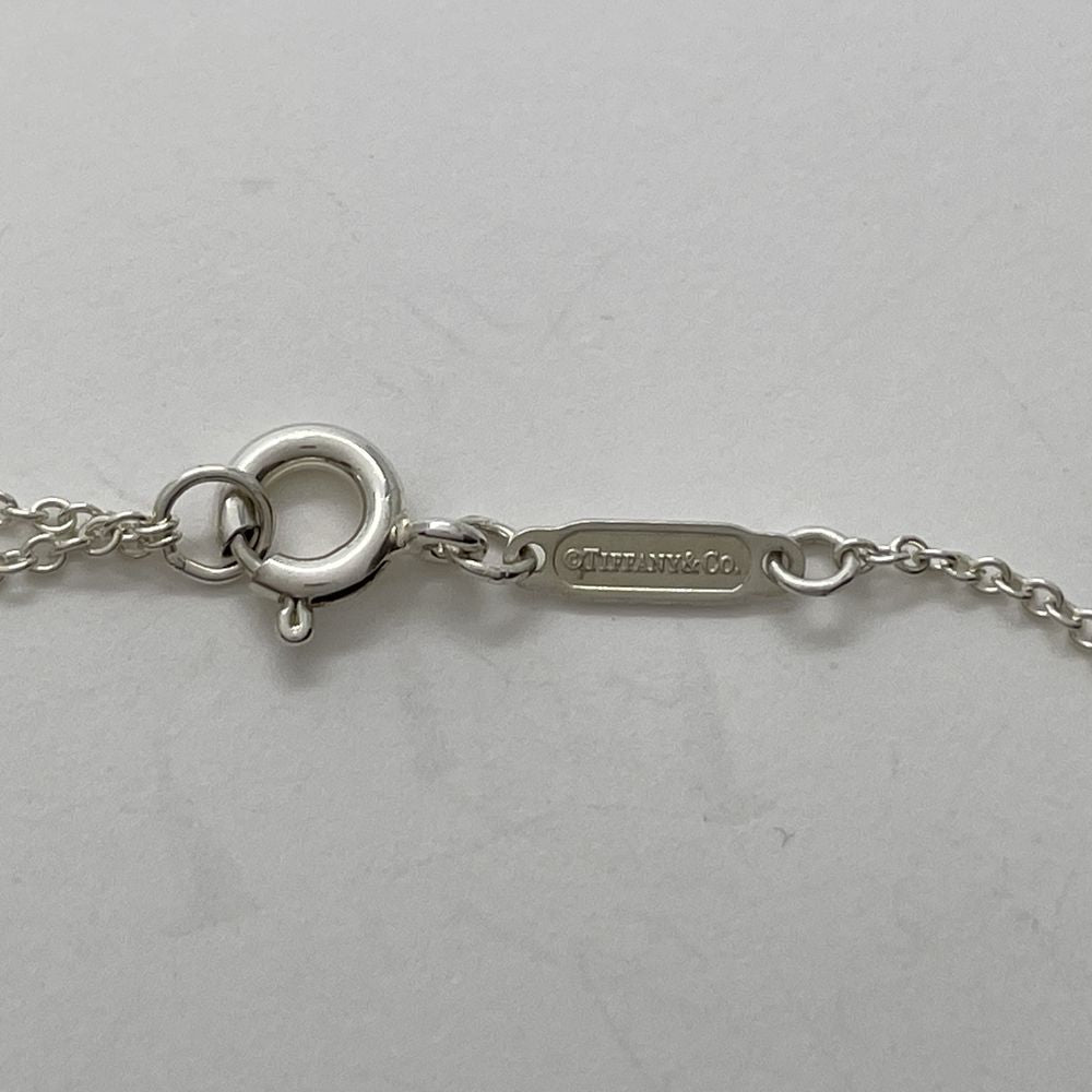 TIFFANY&amp;Co. Return to Tiffany Mini Double Round Heart Tag Necklace Silver 925/Enamel Women's [Used B] 20240320