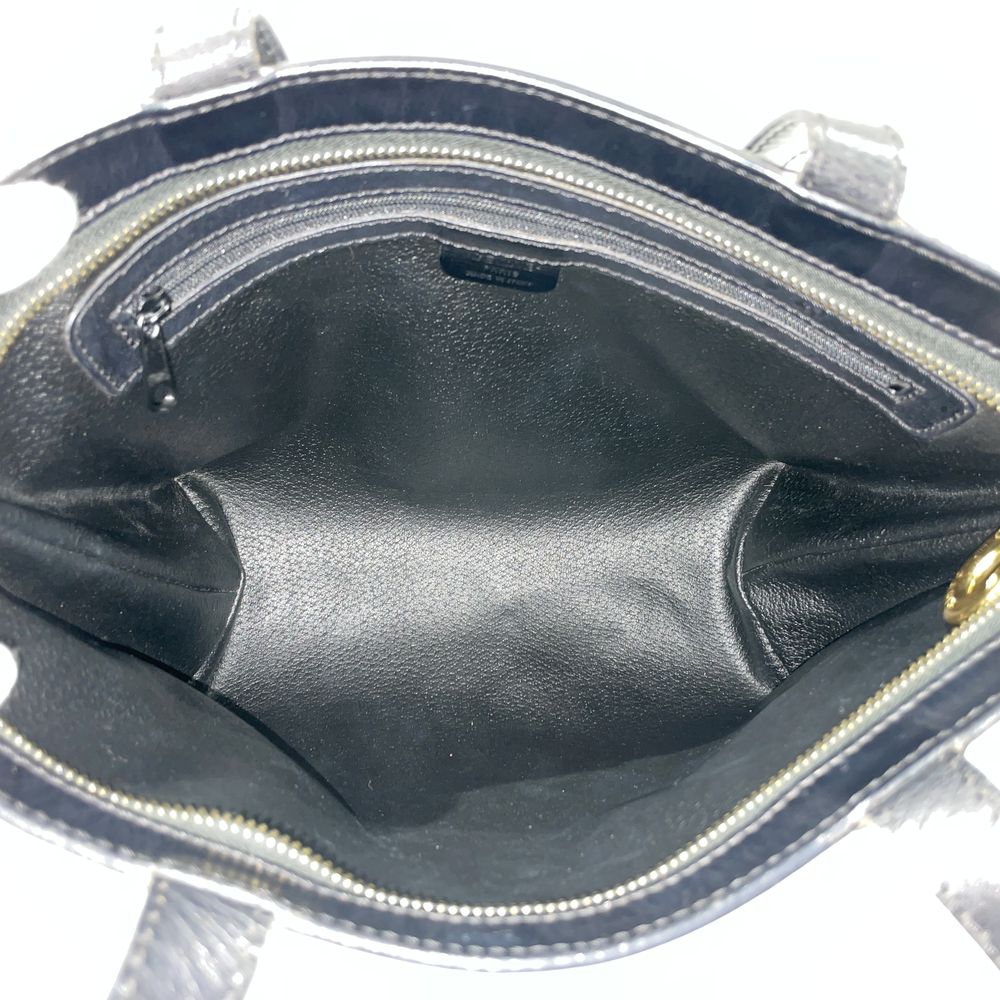 CELINE Circle Logo Macadam Triomphe Mini Handbag PVC/Leather Women's [Used B] 20240316