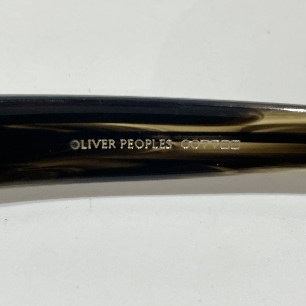 中古AB/使用感小】OLIVER PEOPLES オリバーピープルズ Melika スクエアフレーム デミ柄 メガネ ユニセックス 眼鏡 8108  ブラウン20458994