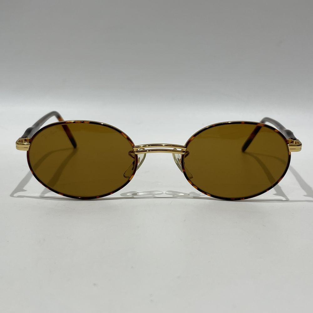 Ray-Ban W2543 RITUALS B&amp;L Round Metal Frame Demi Pattern Sunglasses Metal/Acetate Unisex [Used A] 20240320