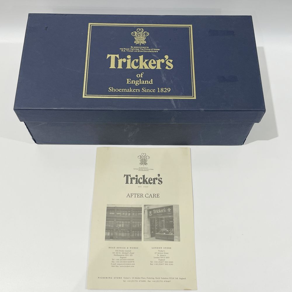 Tricker's(トリッカーズ) Bourton バートン サイズ5（JP23.5cm）ウィングチップ L7292 ドレスシューズ カーフ ユニセックス【中古B】20240520