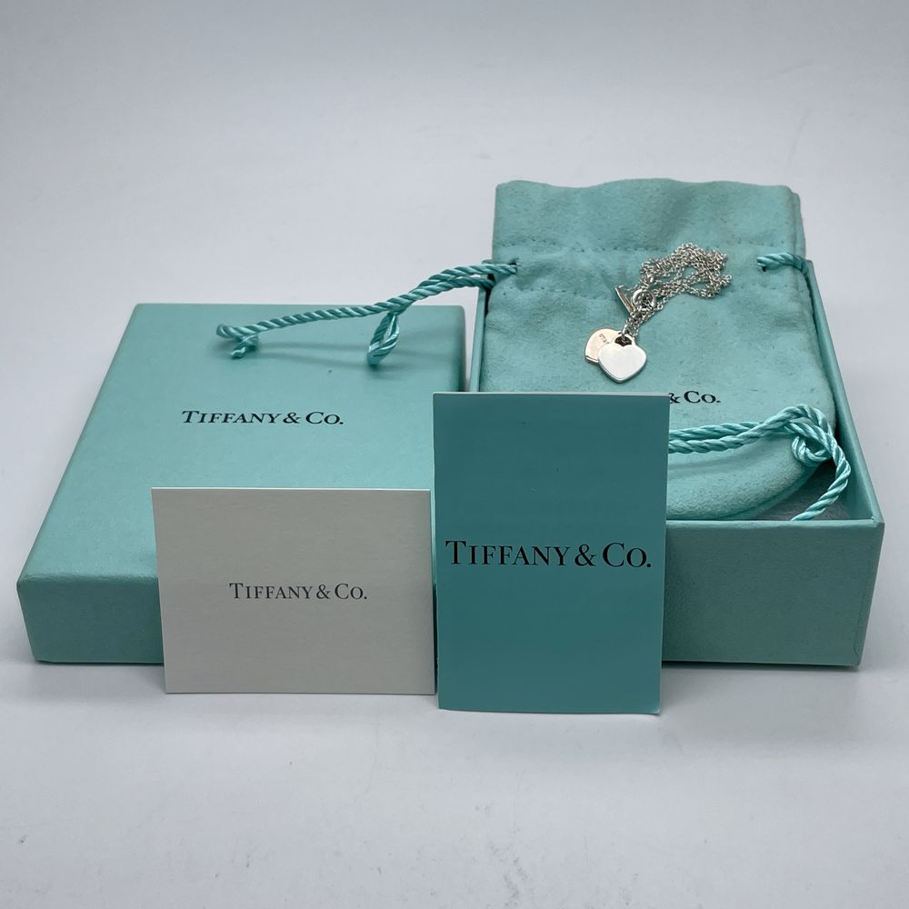 TIFFANY&amp;Co. Return to Tiffany Double Heart Tag Mini Necklace Silver 925 Women's [Used AB] 20240221