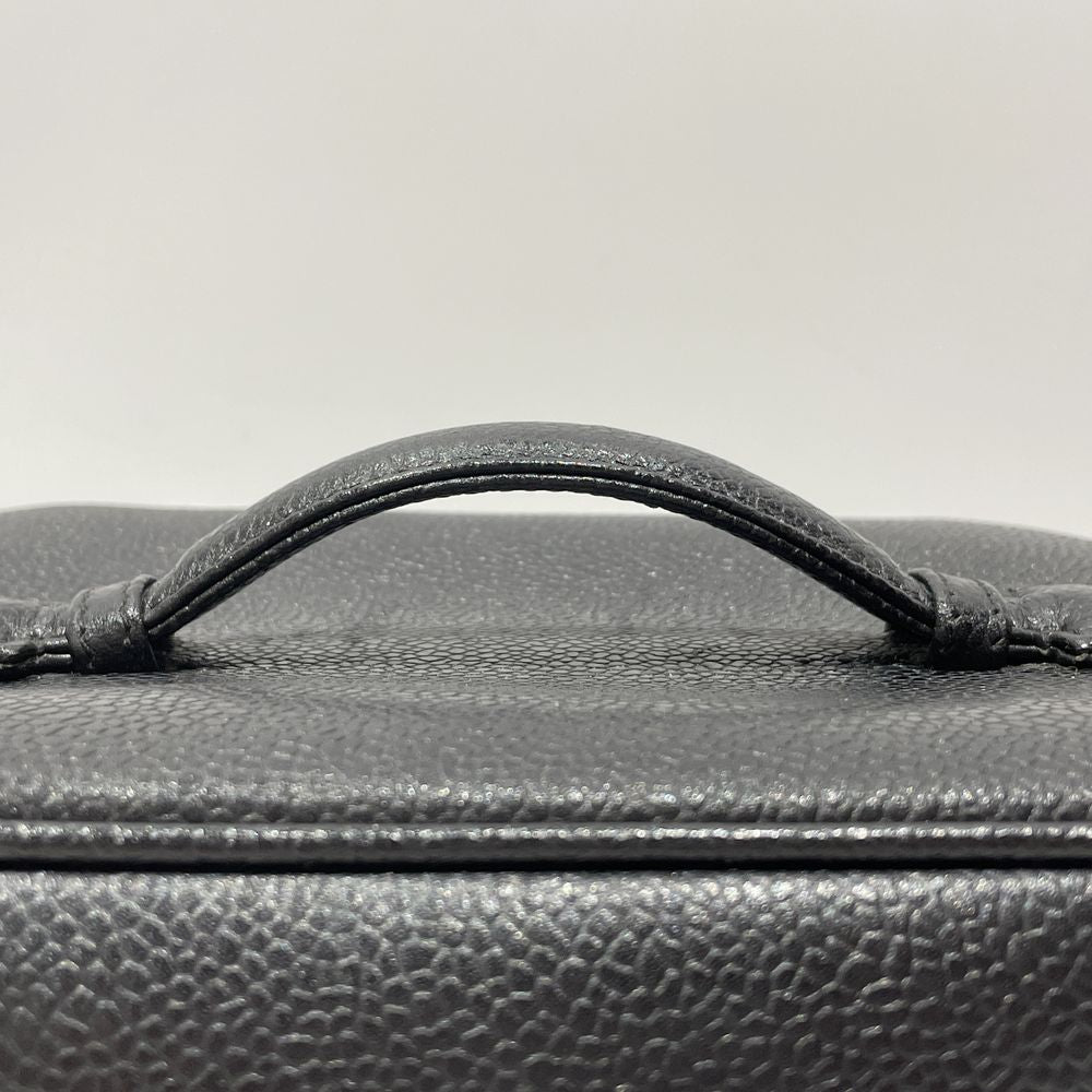 CHANEL Coco Mark Vanity Horizontal Gold Hardware Handbag Caviar Skin Women's [Used AB] 20240323