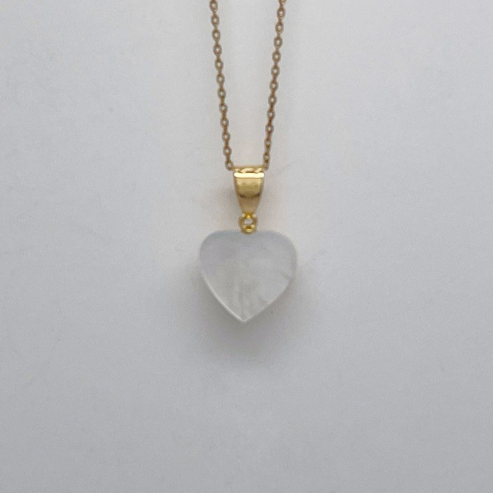 TASAKI Heart Mabe Pearl *External Chain (K18 stamped) Necklace K18 Yellow Gold Women's [Used AB] 20240320