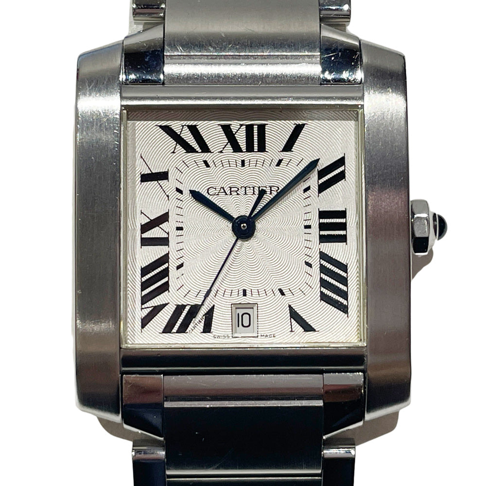 CARTIER(カルティエ) タンクフランセーズLM W51002Q3 腕時計 ステンレススチール レディース【中古B】