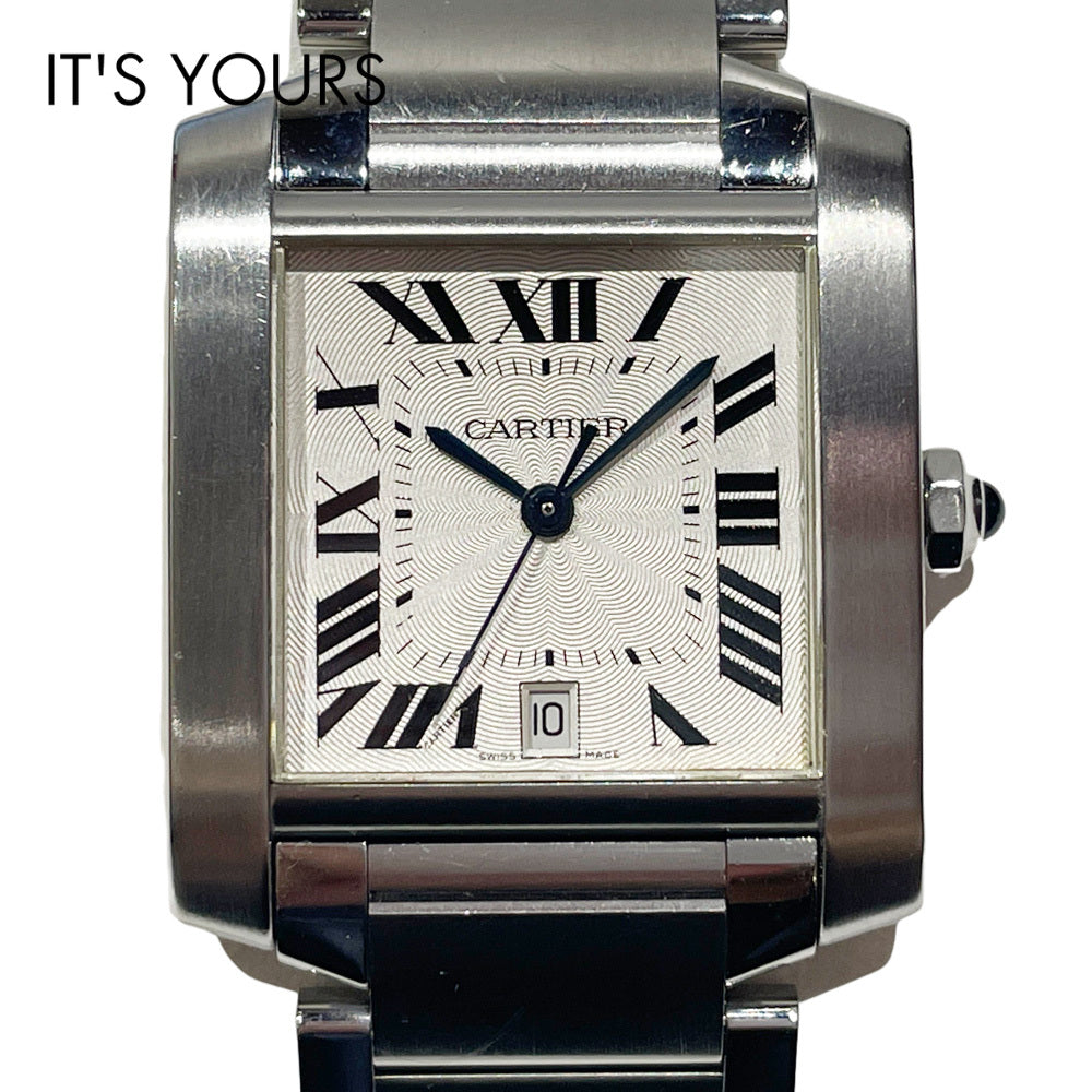 CARTIER(カルティエ) タンクフランセーズLM W51002Q3 腕時計 ステンレススチール レディース【中古B】