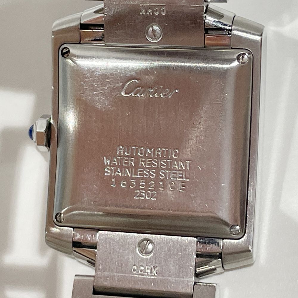 中古B/標準】CARTIER カルティエ タンクフランセーズLM 自動巻き(手巻付き) レディース 腕時計 W51002Q3 シルバー20459826