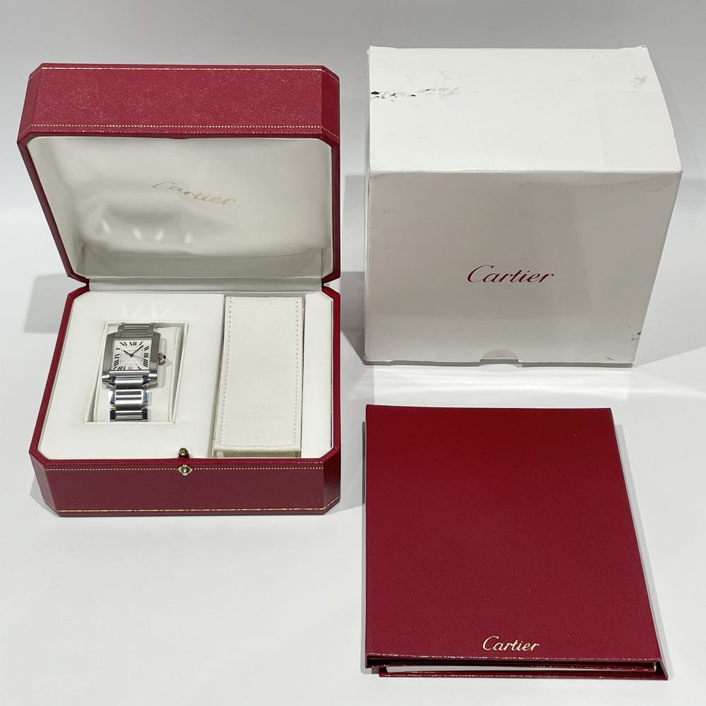 CARTIER(カルティエ) タンクフランセーズLM W51002Q3 腕時計 ステンレススチール レディース【中古B】