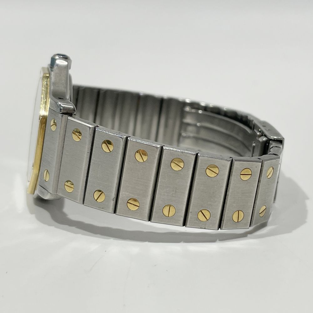 CARTIER(カルティエ) サントスオクタゴンLM	 W2001583 腕時計 ステンレススチール/K18イエローゴールド レディース【中古B】20240704