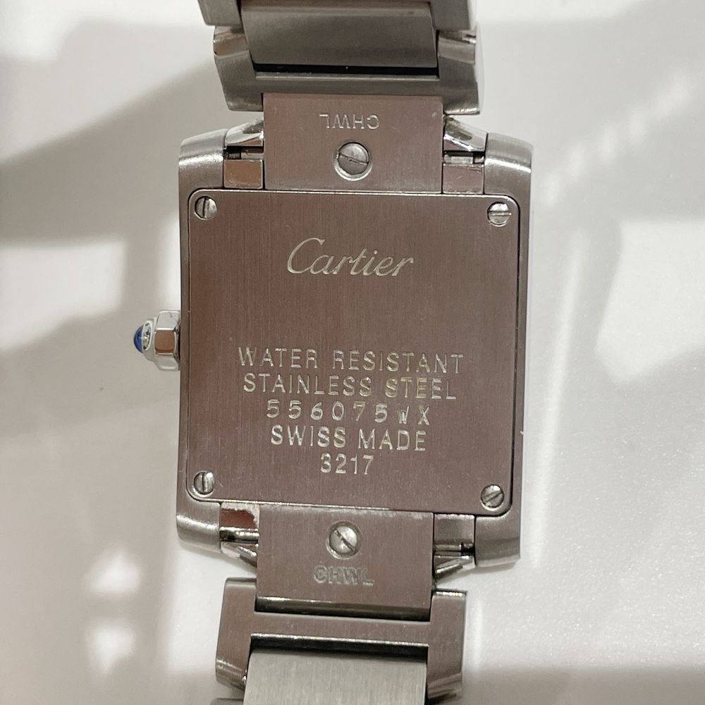 CARTIER(カルティエ) タンクフランセーズSM W51008Q3 腕時計 ステンレススチール レディース【中古B】20240708