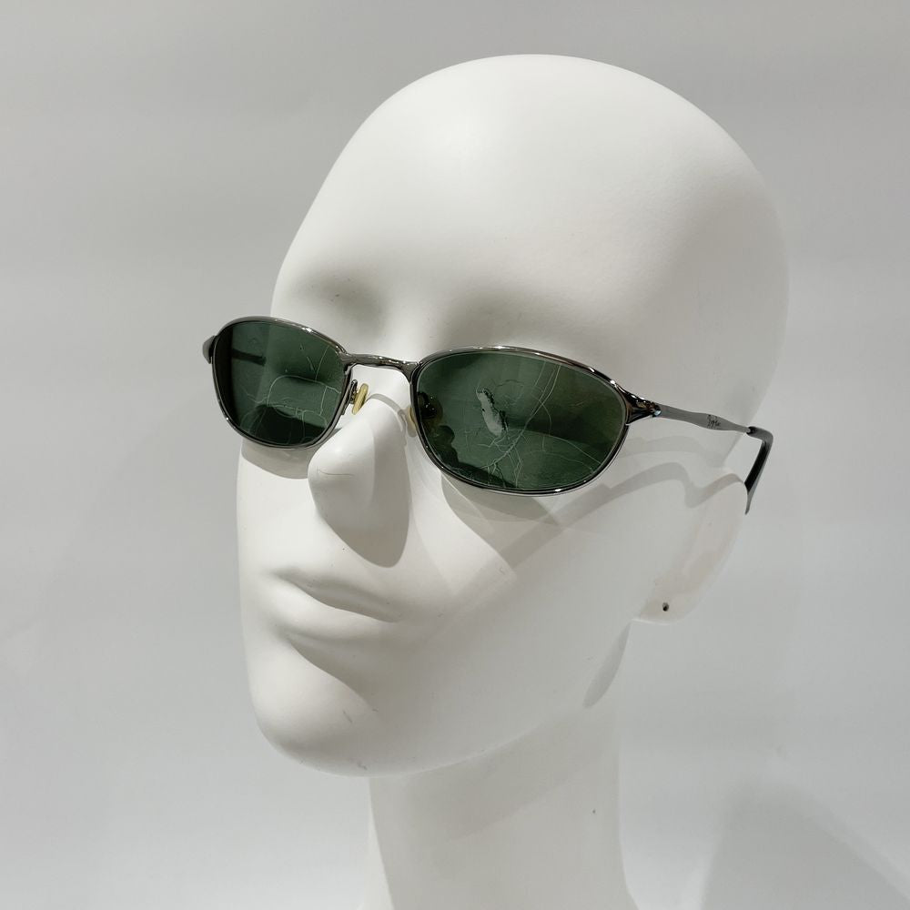 中古B/標準】Ray-Ban レイバン ヴィンテージ ワケアリ シンプル バネ蝶番 B&L RAY-BAN ユニセックス サングラス W2962  シルバー20460378