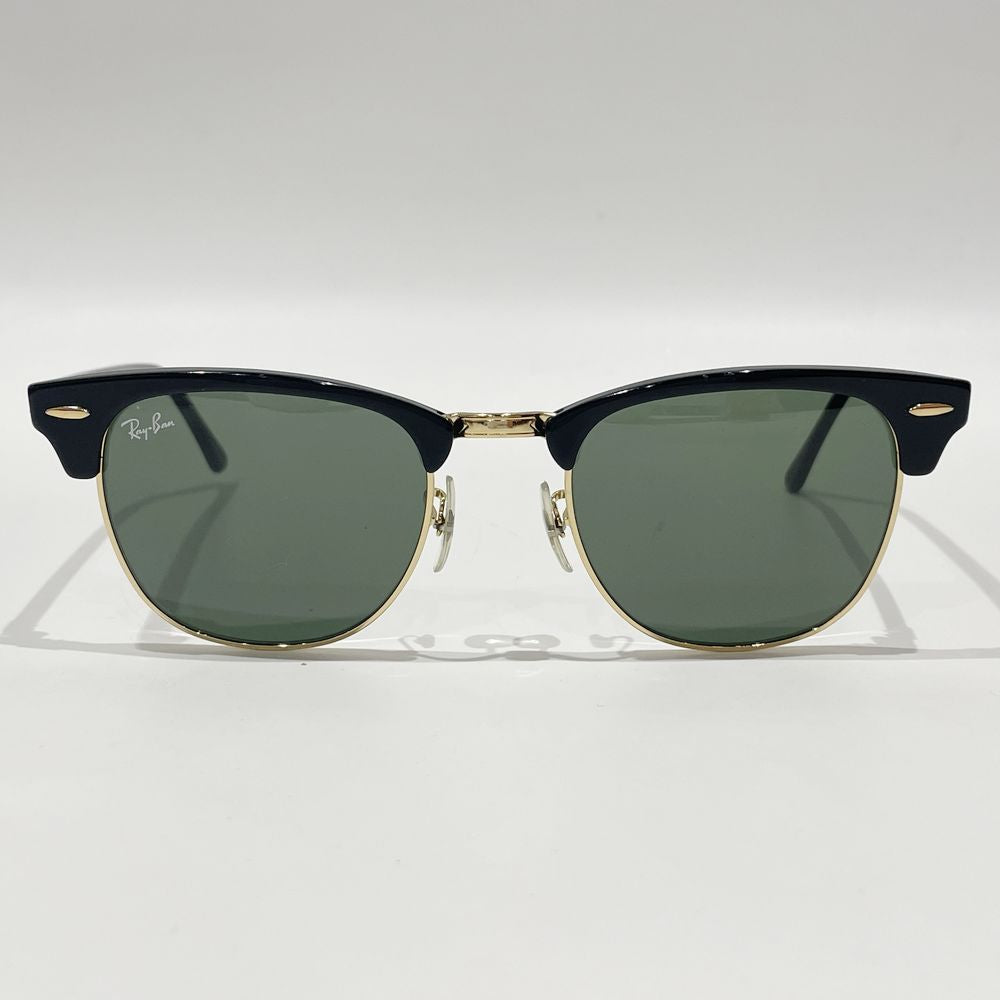 Ray-Ban(レイバン) サングラス クラブマスター モックトータス/ゴールド G-15 ブロー RB3016 サングラス メタル/アセテート ユニセックス【中古B】