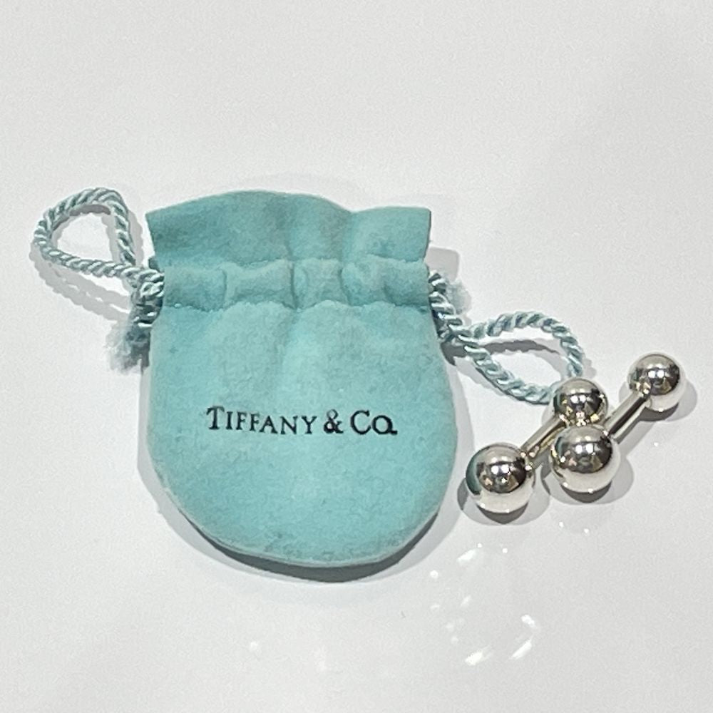 中古B/標準】TIFFANY&Co. ティファニー ダンベル カフリンクス メンズ カフス シルバー20460387