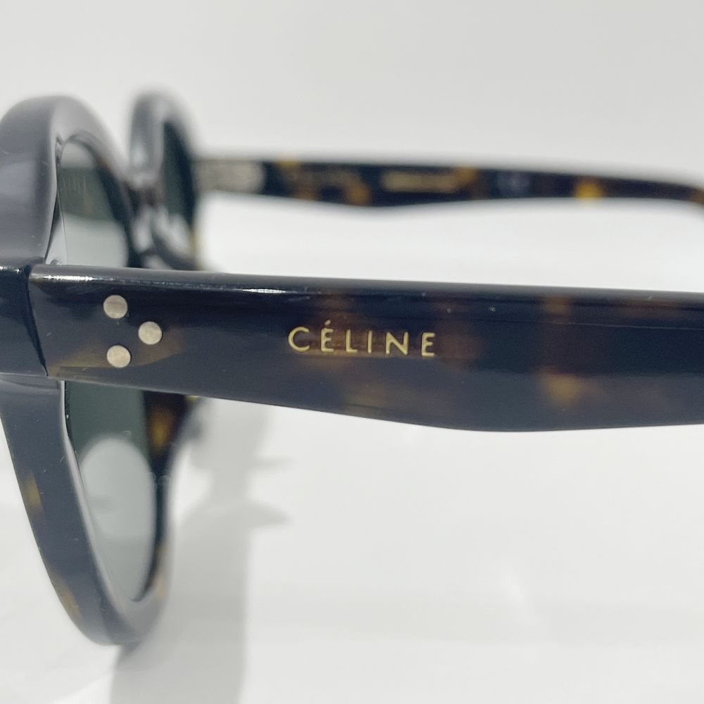 CELINE(セリーヌ) ボストンフレーム デミ柄 CL40034F サングラス アセテート ユニセックス【中古B】20240414