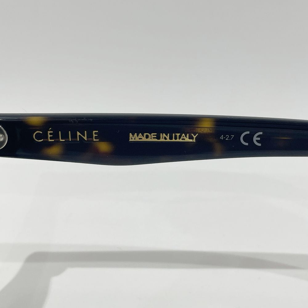 CELINE(セリーヌ) ボストンフレーム デミ柄 CL40034F サングラス アセテート ユニセックス【中古B】20240414