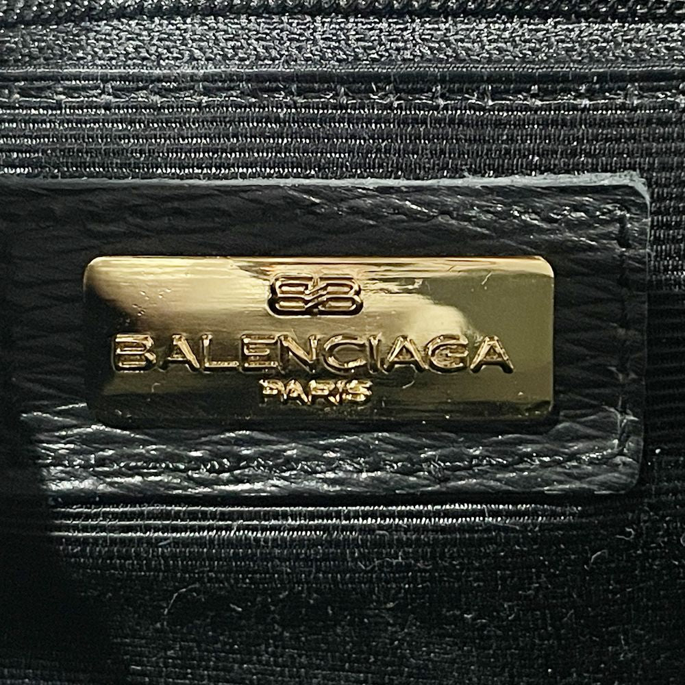 BALENCIAGA(バレンシアガ) BB金具 ロゴ ミニ ヴィンテージ ハンドバッグ レザー レディース【中古B】20240331