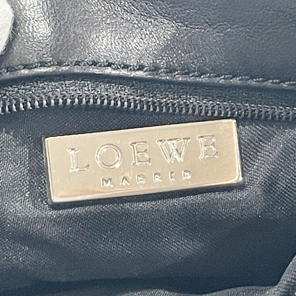 LOEWE(ロエベ) ロゴ ナッパ ヴィンテージ スクエア ミニ 斜め掛け ショルダーバッグ レザー レディース【中古AB】20240331