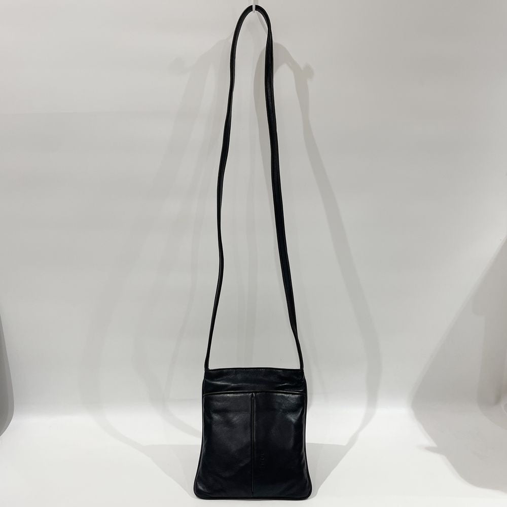 LOEWE(ロエベ) ロゴ ナッパ ヴィンテージ スクエア ミニ 斜め掛け ショルダーバッグ レザー レディース【中古AB】20240331