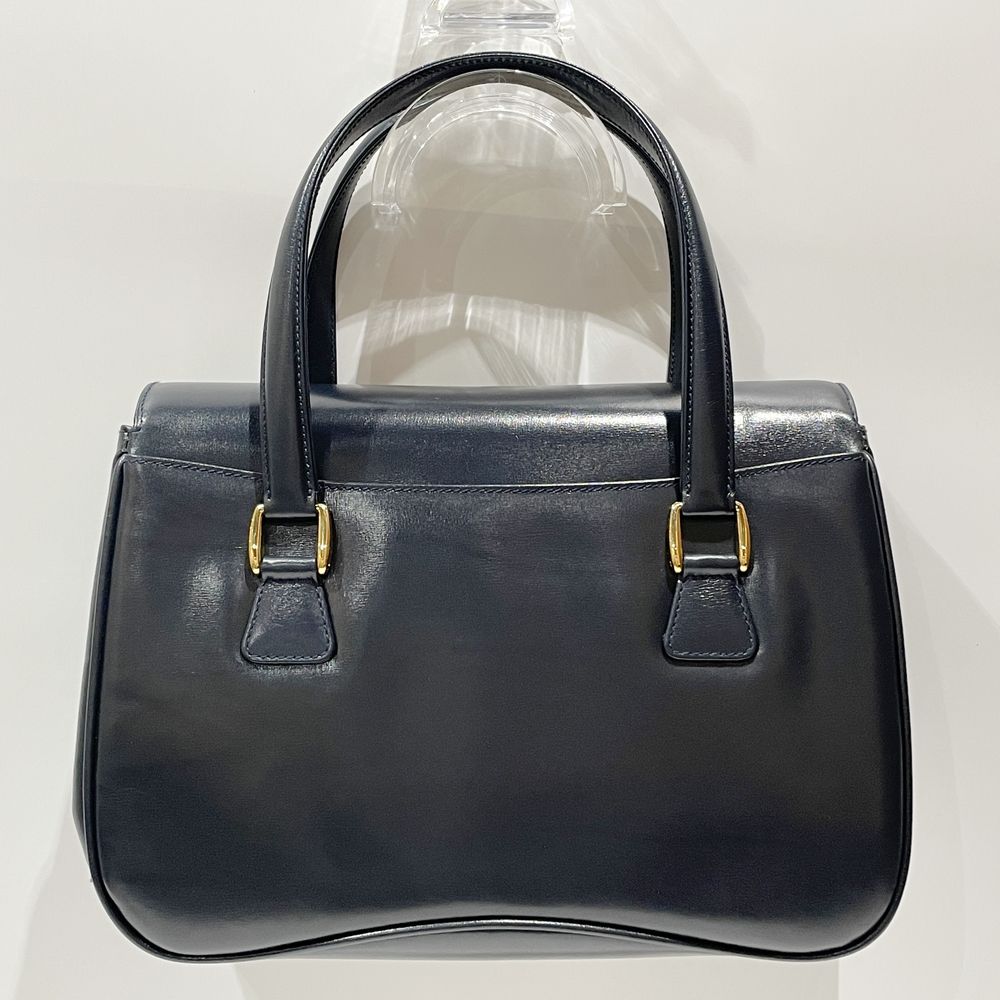 中古AB/使用感小】GUCCI グッチ レディロック オールドグッチ ヴィンテージ レディース ハンドバッグ 000 46 0225  ネイビー20460938