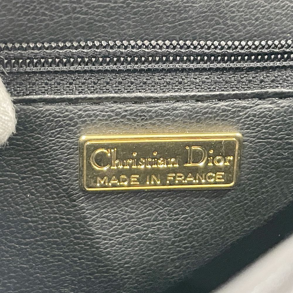 Christian Dior(クリスチャンディオール) CDロゴ プレート 斜め掛け ヴィンテージ ショルダーバッグ レザー レディース【中古AB】20240331