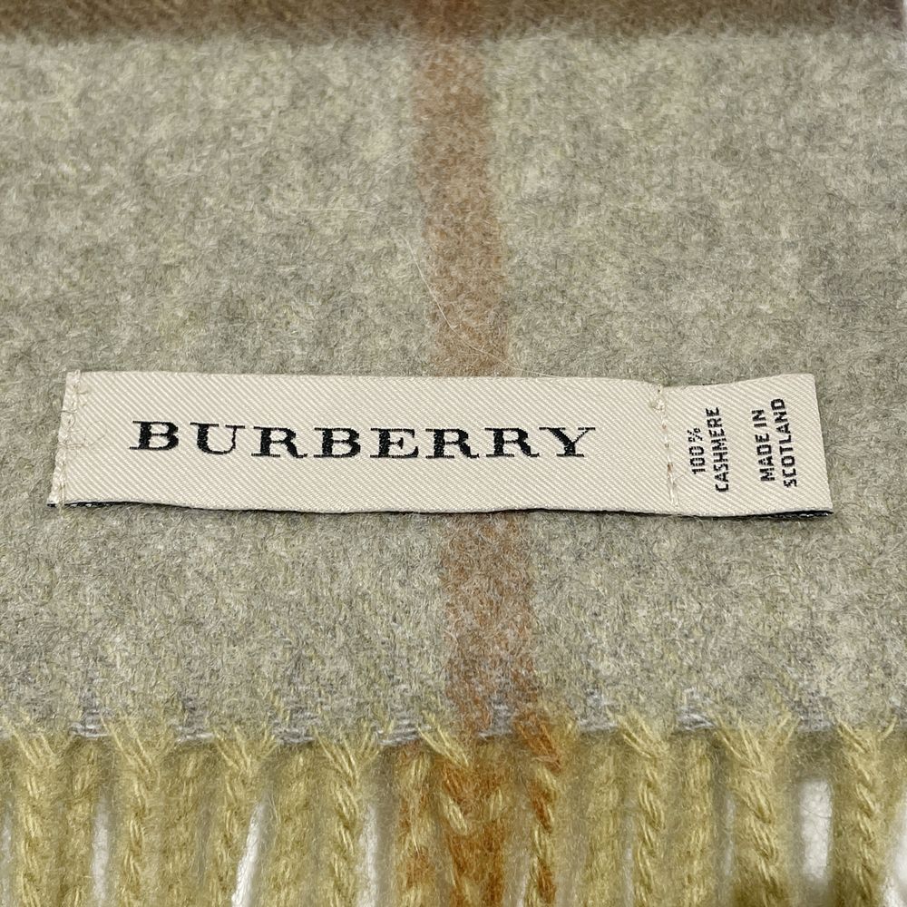 BURBERRY(バーバリー) カシミヤ100％ノバチェック マフラー カシミヤ レディース【中古A】20240418