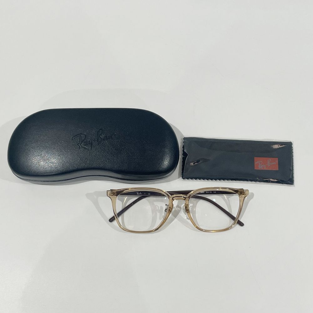 Ray-Ban(レイバン) メガネ RB7185F カスタム品 度入り スケルトンフレーム 眼鏡 アセテート/ ユニセックス【中古AB】20240419