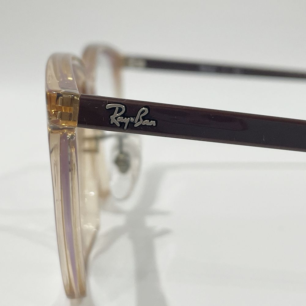 Ray-Ban(レイバン) メガネ RB7185F カスタム品 度入り スケルトンフレーム 眼鏡 アセテート/ ユニセックス【中古AB】20240419