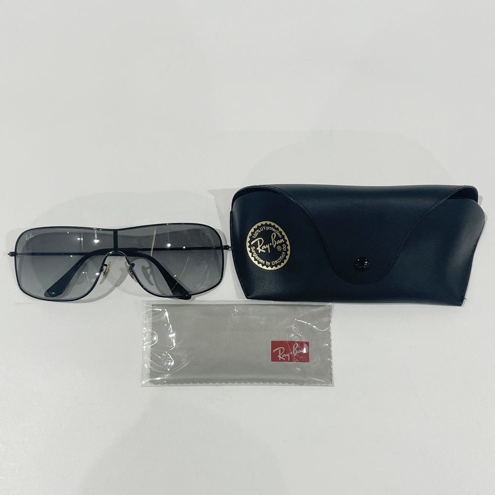 Ray-Ban(レイバン) カーブレンズ シールド グラデーション RB3341 002/8G サングラス メタル/ ユニセックス【中古AB】20240509