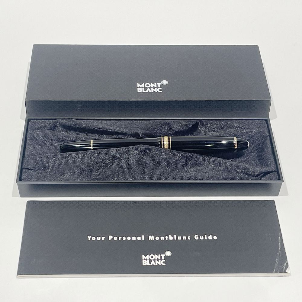 中古A/美品】MONTBLANC モンブラン マイスターシュテュック ル・グラン キャップ式 ローラー ユニセックス ボールペン 162 ブラック 20460954