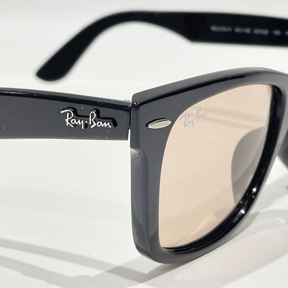 中古AB/使用感小】Ray-Ban レイバン ウェイファーラー ウェリントン 木村拓哉 カプセルコレクション メンズ サングラス RB2140-F  901/4B ブラック20460975